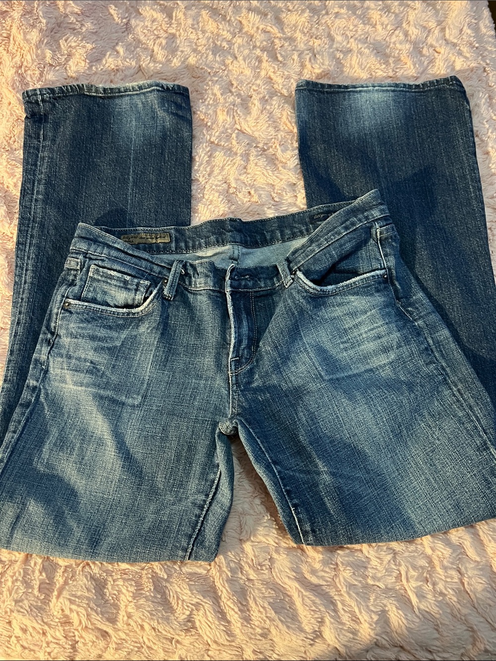 Citizens of Humanity Classic Blue Women's Kelly Stretch Low Waist Bootcut Jeans
